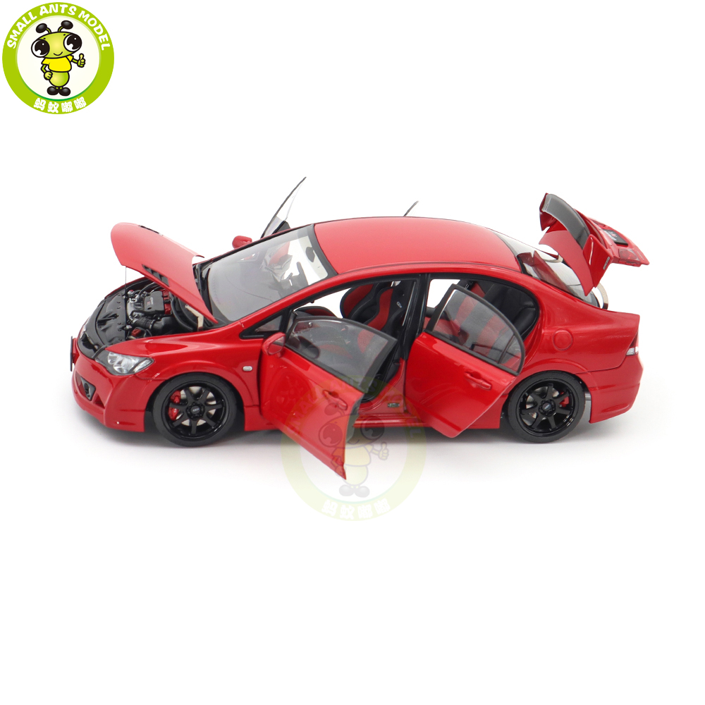 1/18 MOTORHELIX Honda CIVIC Type R FD2 MUGEN RR Diecast Model Toy