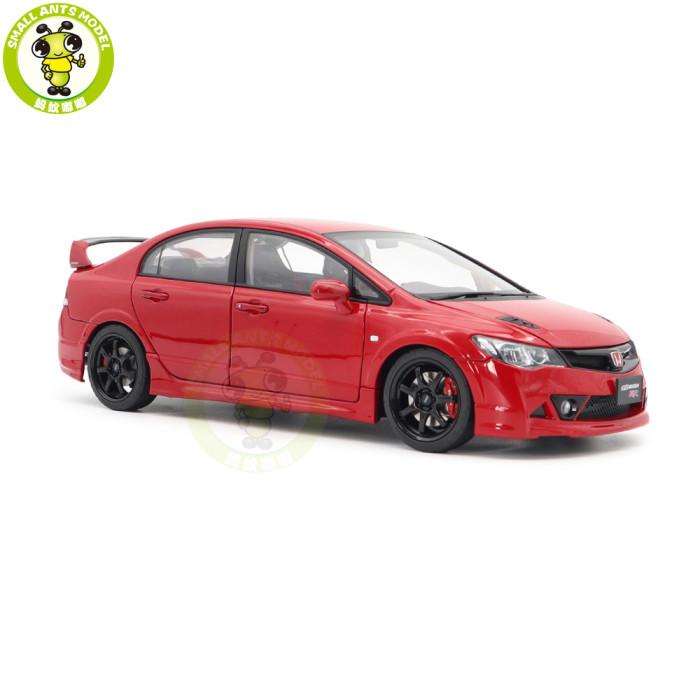 1/18 MOTORHELIX Honda CIVIC Type R FD2 MUGEN RR Diecast Model Toy Car Gifts For Father Friends
