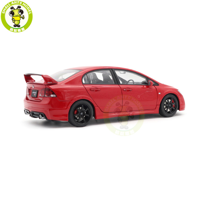 1/18 MOTORHELIX Honda CIVIC Type R FD2 MUGEN RR Diecast Model Toy Car Gifts For Father Friends