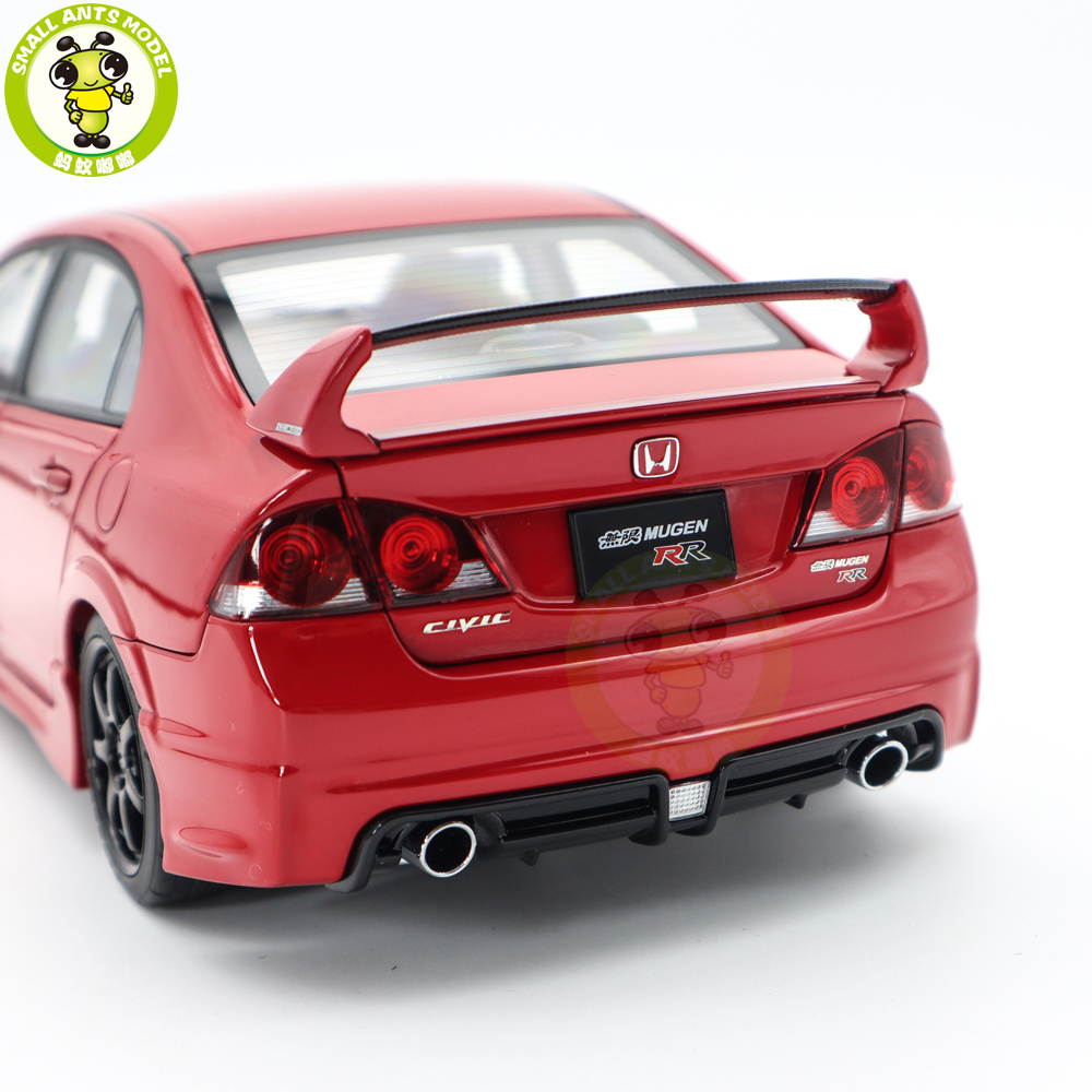 1/18 MOTORHELIX Honda CIVIC Type R FD2 MUGEN RR Diecast Model Toy