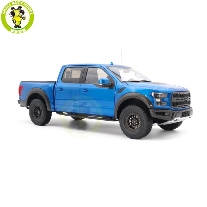 1/18 Ford F-150 Raptor AUTOart 72949 Velocity Blue Model Car