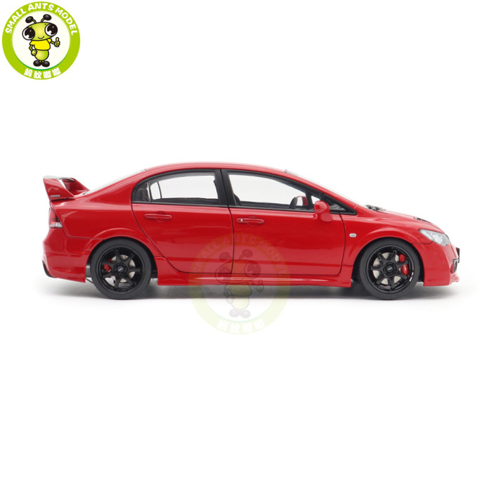 1/18 MOTORHELIX Honda CIVIC Type R FD2 MUGEN RR Diecast Model Toy Car Gifts For Father Friends