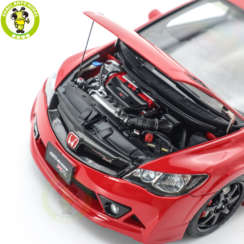 1/18 MOTORHELIX Honda CIVIC Type R FD2 MUGEN RR Diecast Model Toy