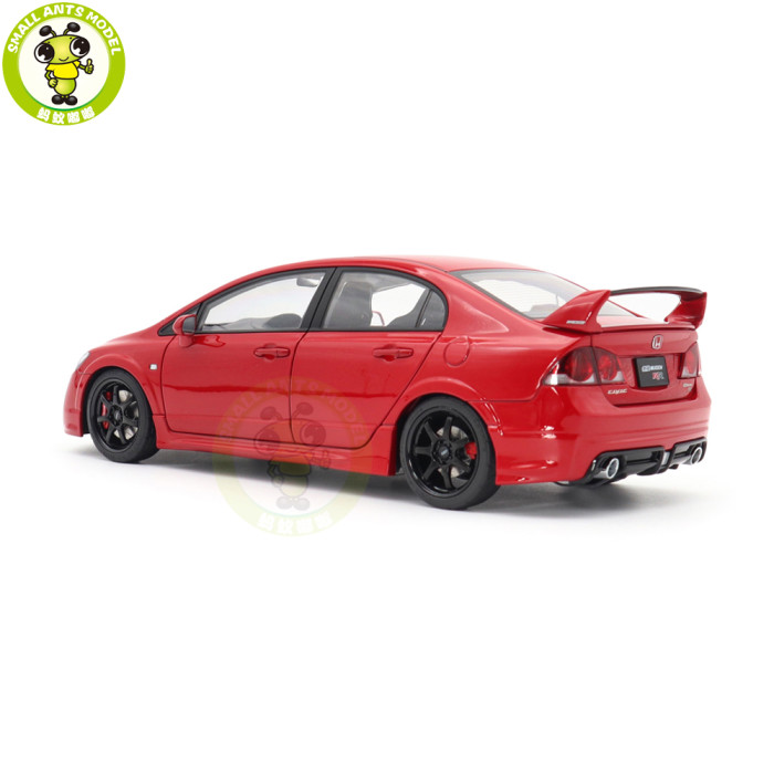 1/18 MOTORHELIX Honda CIVIC Type R FD2 MUGEN RR Diecast Model Toy Car Gifts For Father Friends