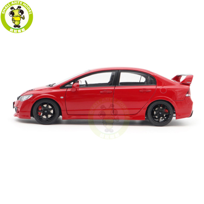 1/18 MOTORHELIX Honda CIVIC Type R FD2 MUGEN RR Diecast Model Toy Car Gifts For Father Friends