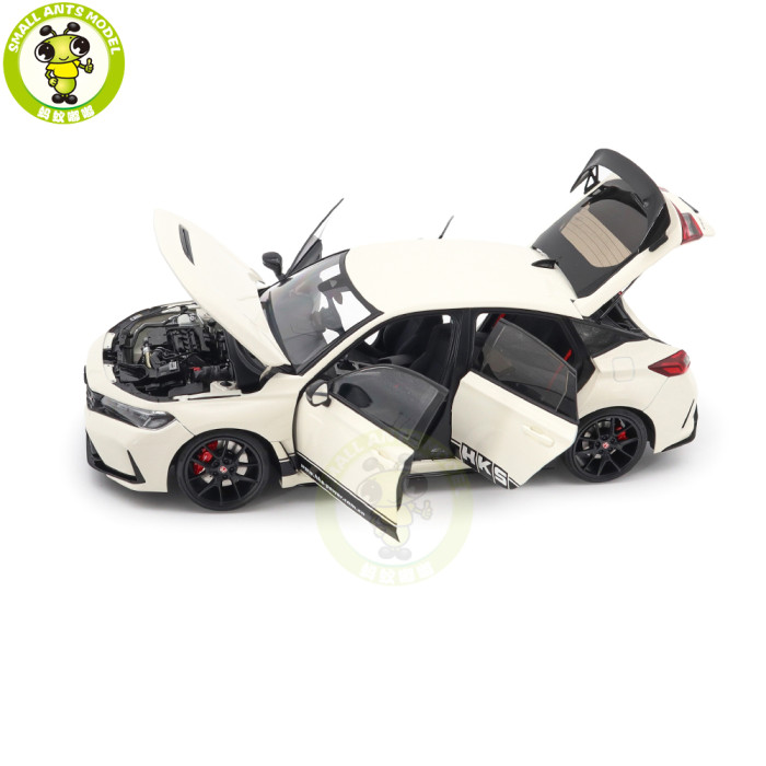1/18 MOTORHELIX Honda Civic TYPE R (FL5) HKS Livery Diecast Model Toy Car Gifts For Father Friends