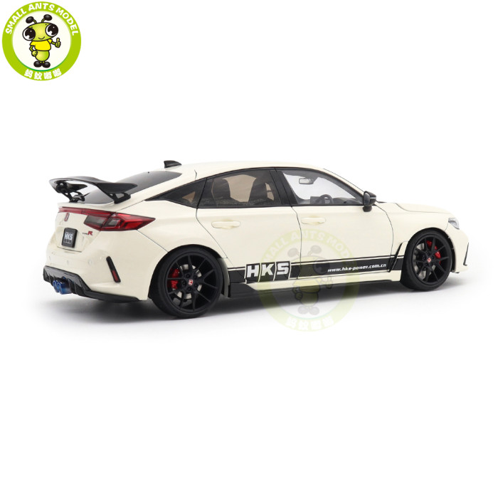 1/18 MOTORHELIX Honda Civic TYPE R (FL5) HKS Livery Diecast Model Toy Car Gifts For Father Friends