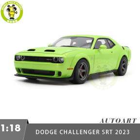 1/18 Dodge Challenger SRT Super Stock 2023 AUTOart 71769 Sublime/Green Model Car