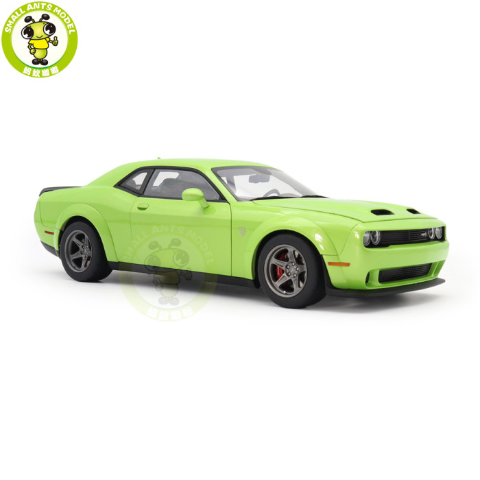 1/18 Dodge Challenger SRT Super Stock 2023 AUTOart 71769 Sublime/Green Model Car