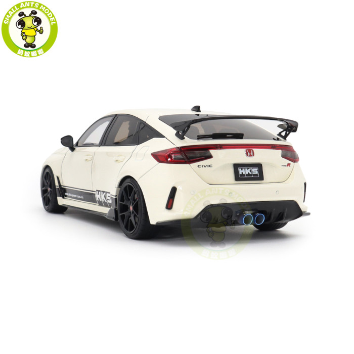 1/18 MOTORHELIX Honda Civic TYPE R (FL5) HKS Livery Diecast Model Toy Car Gifts For Father Friends