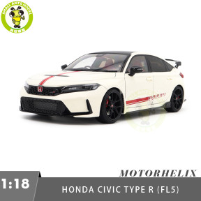 1/18 MOTORHELIX Honda Civic TYPE R (FL5) Ultimate Edition Diecast Model Toy Car Gifts For Father Friends