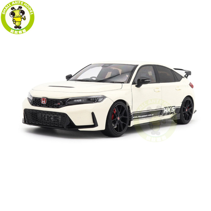 1/18 MOTORHELIX Honda Civic TYPE R (FL5) HKS Livery Diecast Model Toy Car Gifts For Father Friends