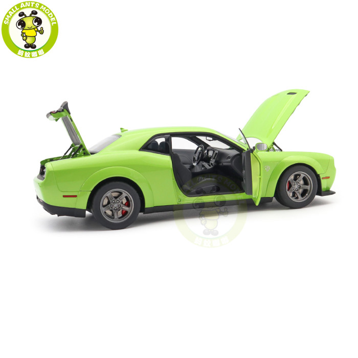 1/18 Dodge Challenger SRT Super Stock 2023 AUTOart 71769 Sublime/Green Model Car