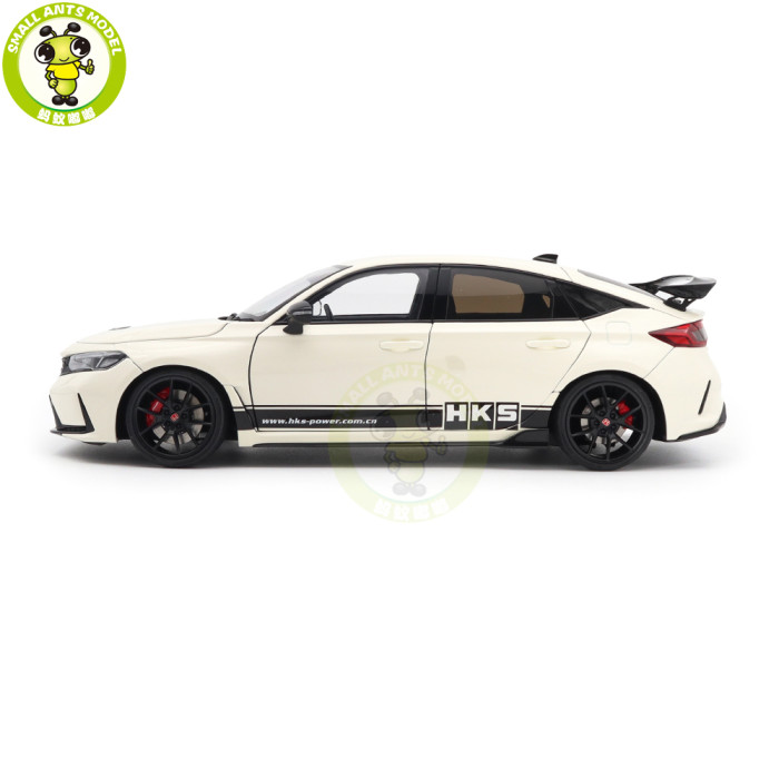 1/18 MOTORHELIX Honda Civic TYPE R (FL5) HKS Livery Diecast Model Toy Car Gifts For Father Friends