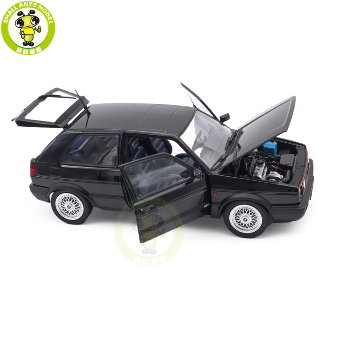 1/18 VW Volkswagen Golf GTI Edition Blue 1991 Norev 188583 Moonlight Blue Metallic Diecast Model Car Toys Boys Girls Gifts