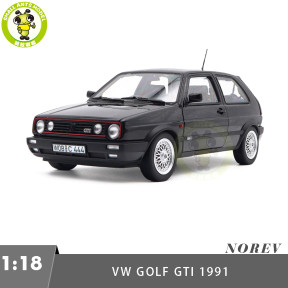 1/18 VW Volkswagen Golf GTI Edition Blue 1991 Norev 188583 Moonlight Blue Metallic Diecast Model Car Toys Boys Girls Gifts