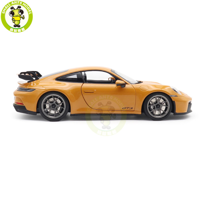 1/18 Porsche 911 GT3 2021 Norev 187387 Bahama Yellow Diecast Model Toys Car Gifts For Friends Father