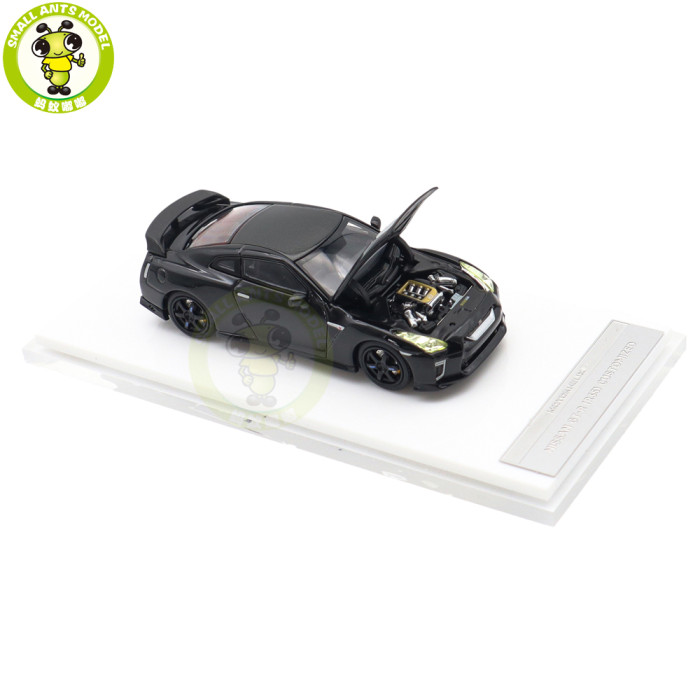 1/64 MOTORHELIX Nissan GT-R (R35) w / Customized Headlights Diecast Model Toy Car Gifts For Father Friends
