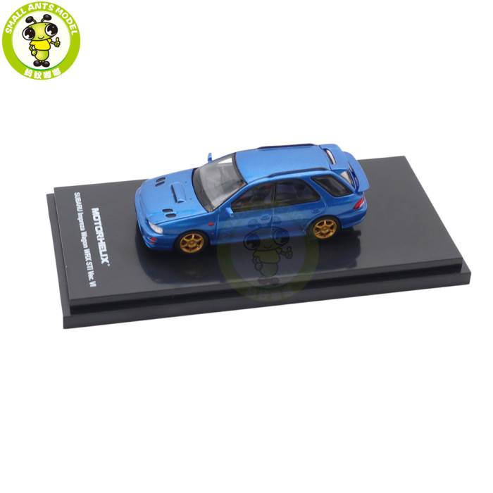 1/64 MOTORHELIX SUBARU Impreza Wagon WRX STi Ver. VI Customized World Rally Diecast Model Toy Car Gifts For Father Friends
