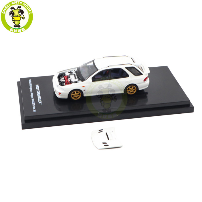 1/64 MOTORHELIX SUBARU Impreza Wagon WRX STi Ver. VI Customized World Rally Diecast Model Toy Car Gifts For Father Friends