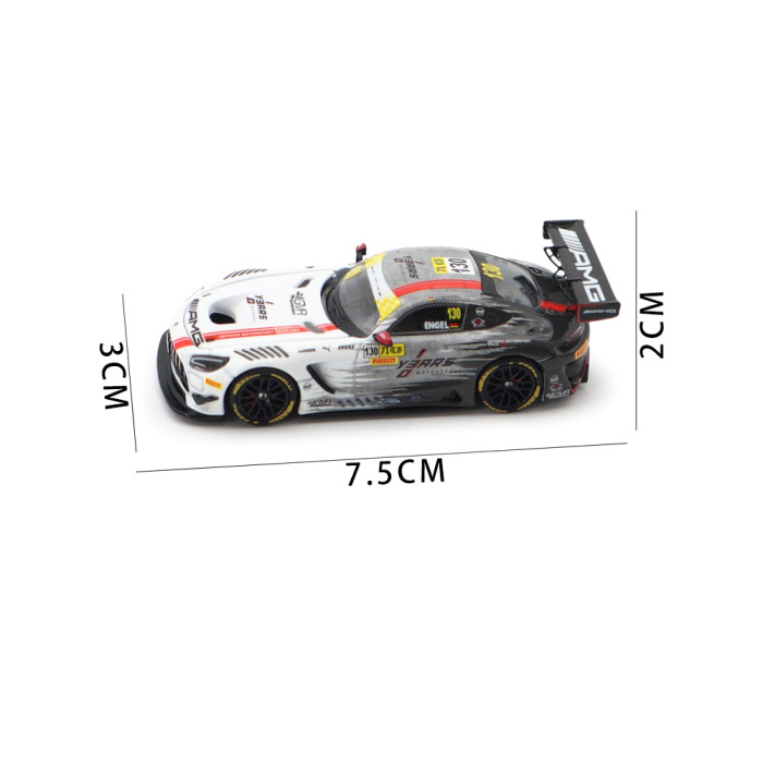 1/64 Mercedes AMG GT3 FIA GT World Cup 2024 NZG Kiloworks Diecast Model Toy Cars Gifts For Father Friends
