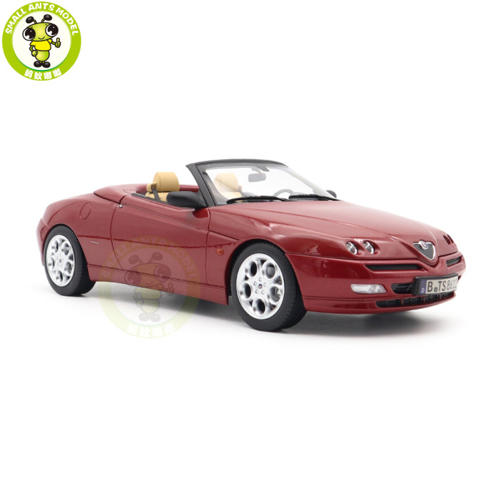 1/18 Alfa Romeo Spider 1999 Norev 187854 Proteored Metallic Diecast Model Toys Car Gifts For Father Friends