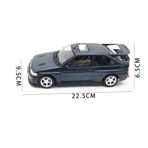 1/18 Ford Escort Cosworth 1992 Norev 182790 Mallard Green Metallic Diecast Model Toy Car Gifts For Friends Father