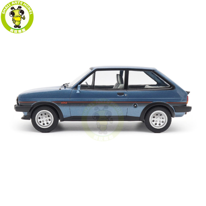 1/18 Ford Fiesta XR2 1981 Norev 182744 Blue Metallic Diecast Model Toy Car Gifts For Friends Father