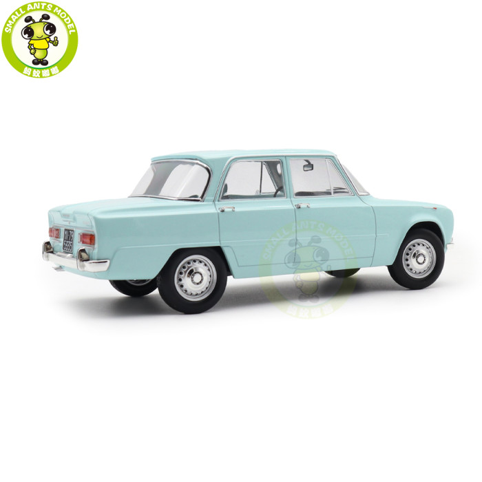 1/18 Alfa Romeo Giulia ti 1964 Norev 187974 Sky Blue Diecast Model Toys Car Gifts For Father Friends