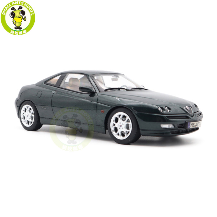 1/18 Alfa Romeo GTV 1999 Norev 187842 Coventry Green Metallic Diecast Model Toys Car Gifts For Father Friends