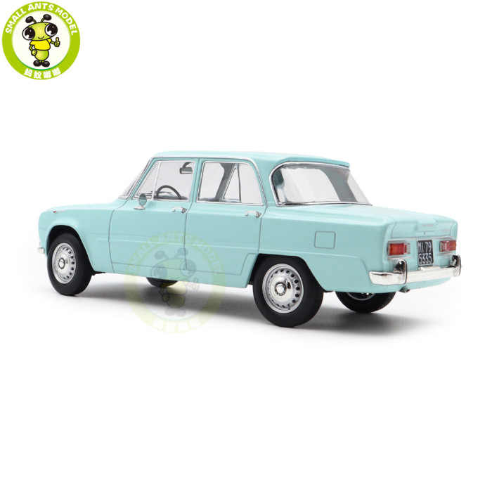 1/18 Alfa Romeo Giulia ti 1964 Norev 187974 Sky Blue Diecast Model Toys Car Gifts For Father Friends