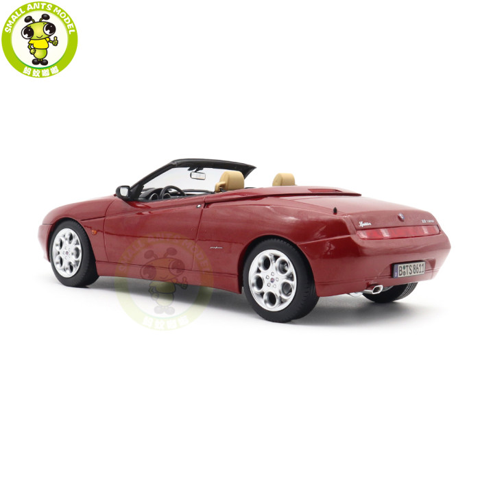 1/18 Alfa Romeo Spider 1999 Norev 187854 Proteored Metallic Diecast Model Toys Car Gifts For Father Friends
