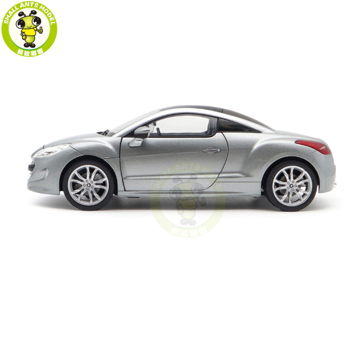 1/18 Peugeot RCZ 2010 Norev 184875 Mercury Grey Diecast Model Toys Car Gifts For Father Friends
