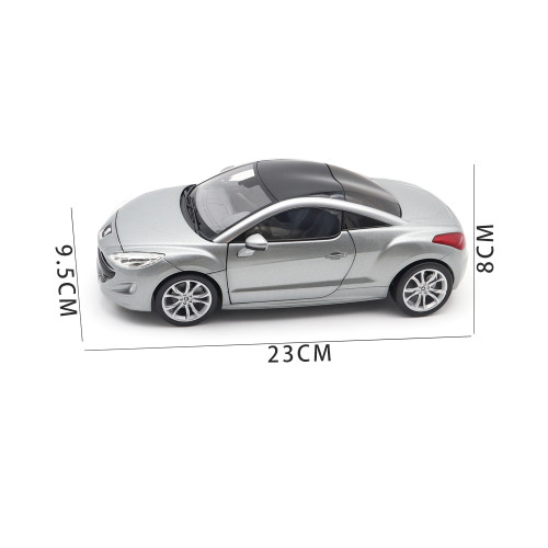 1/18 Peugeot RCZ 2010 Norev 184875 Mercury Grey Diecast Model Toys Car Gifts For Father Friends