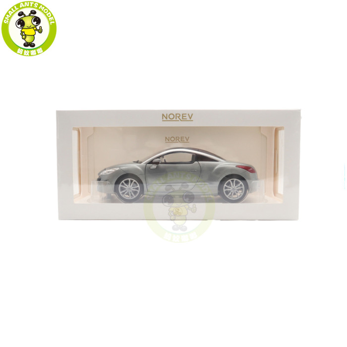 1/18 Peugeot RCZ 2010 Norev 184875 Mercury Grey Diecast Model Toys Car Gifts For Father Friends