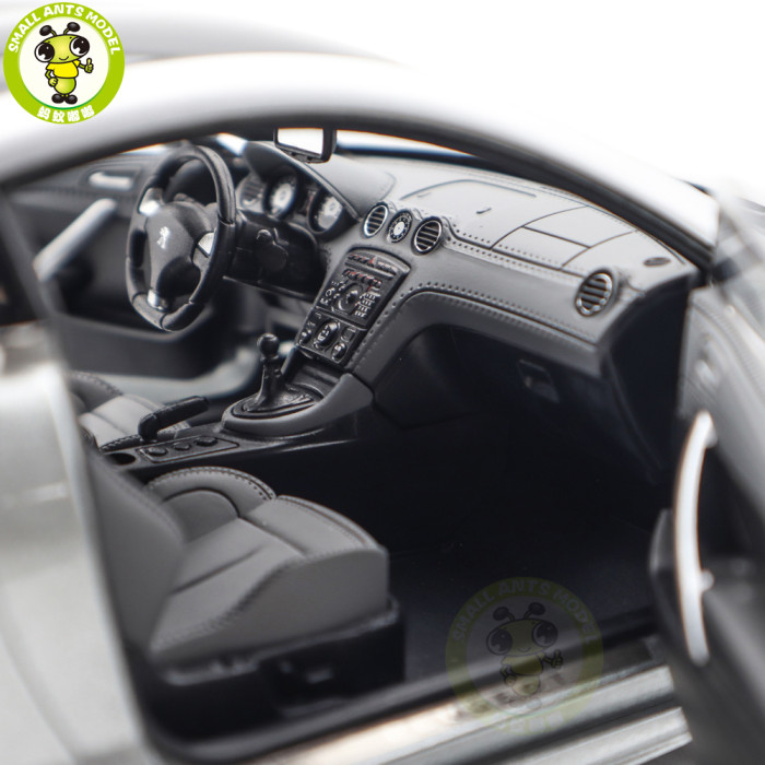 1/18 Peugeot RCZ 2010 Norev 184875 Mercury Grey Diecast Model Toys Car Gifts For Father Friends