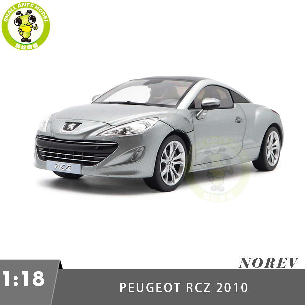 1/18 Peugeot RCZ 2010 Norev 184875 Mercury Grey Diecast Model Toys