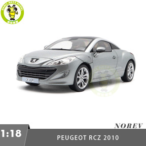 1/18 Peugeot RCZ 2010 Norev 184875 Mercury Grey Diecast Model Toys Car Gifts For Father Friends