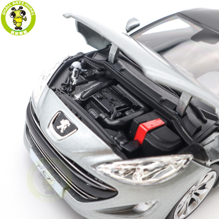 1/18 Peugeot RCZ 2010 Norev 184875 Mercury Grey Diecast Model Toys Car Gifts For Father Friends