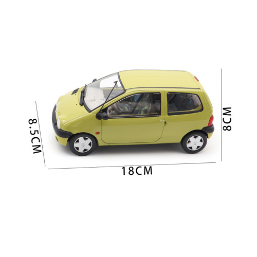 1/18 Renault Twingo 1998 Norev 185299 Anis Yellow Diecast Model Toy Car Gifts For Father Friends