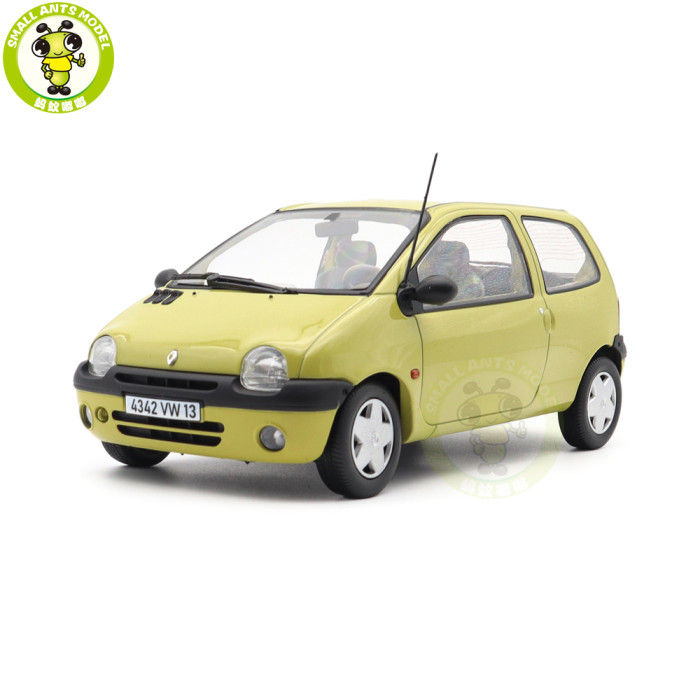 1/18 Renault Twingo 1998 Norev 185299 Anis Yellow Diecast Model Toy Car Gifts For Father Friends