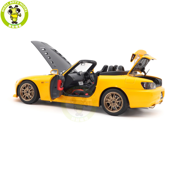 1/18 MOTORHELIX Honda S2000 AP2 MUGEN Diecast Model Toy Car Gifts For Father Friends