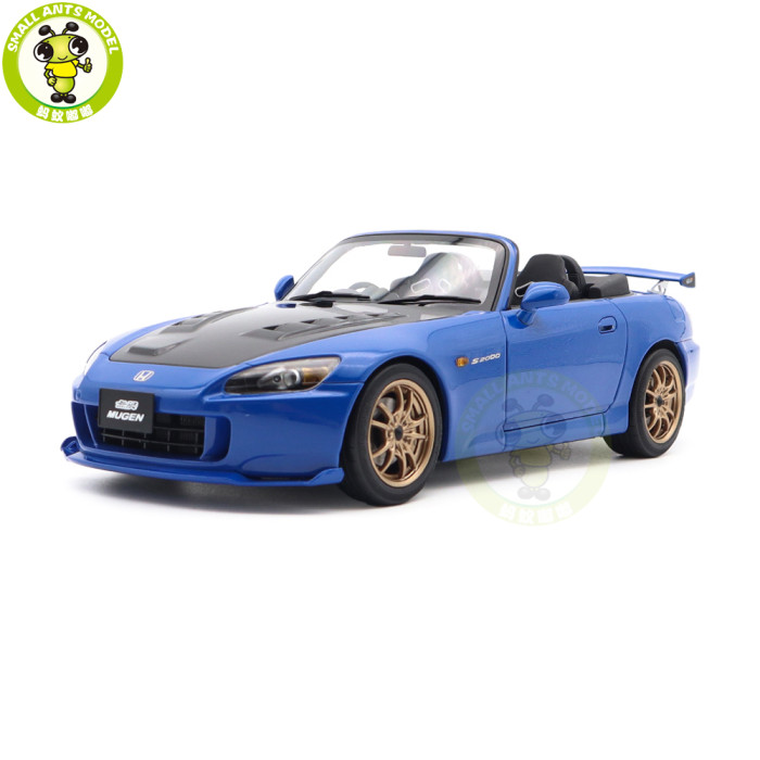 1/18 MOTORHELIX Honda S2000 AP2 MUGEN Diecast Model Toy Car Gifts For Father Friends