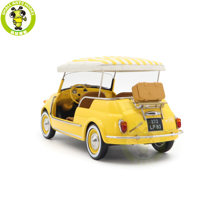 1/18 Fiat 500 Jolly 1965 Norev 187790 Yellow Diecast Model Toys Car Gifts For Father Friends