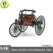 1/18 Benz 1886 Patent Motorwagen NOREV 183701 Green Diecast Model Car Toys Gifts For Friends