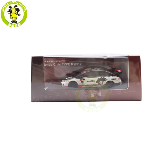 1/64 Honda Civic TYPE R FD2 MOTORHELIX Diecast Model Toy Car Gifts For Father Friends