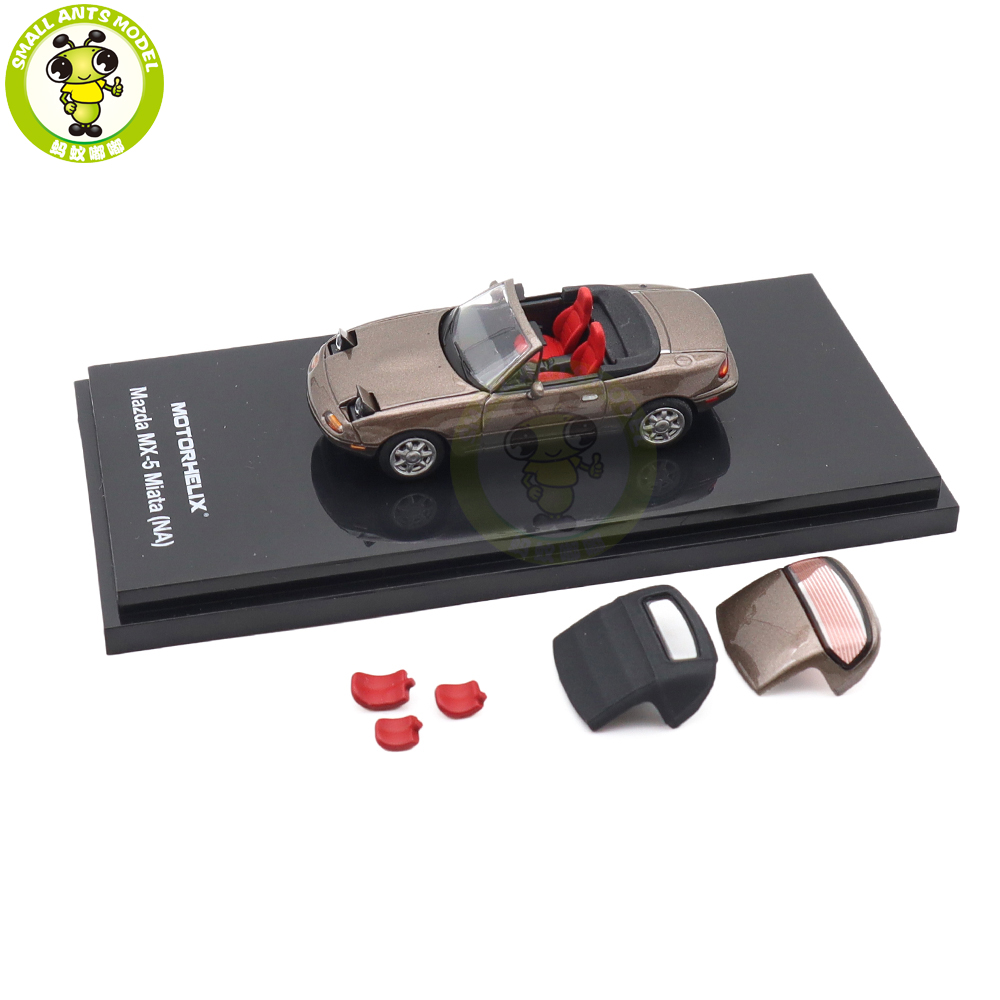 1/64 Mazda MX-5 Miata MOTORHELIX Diecast Model Toy Car Gifts For