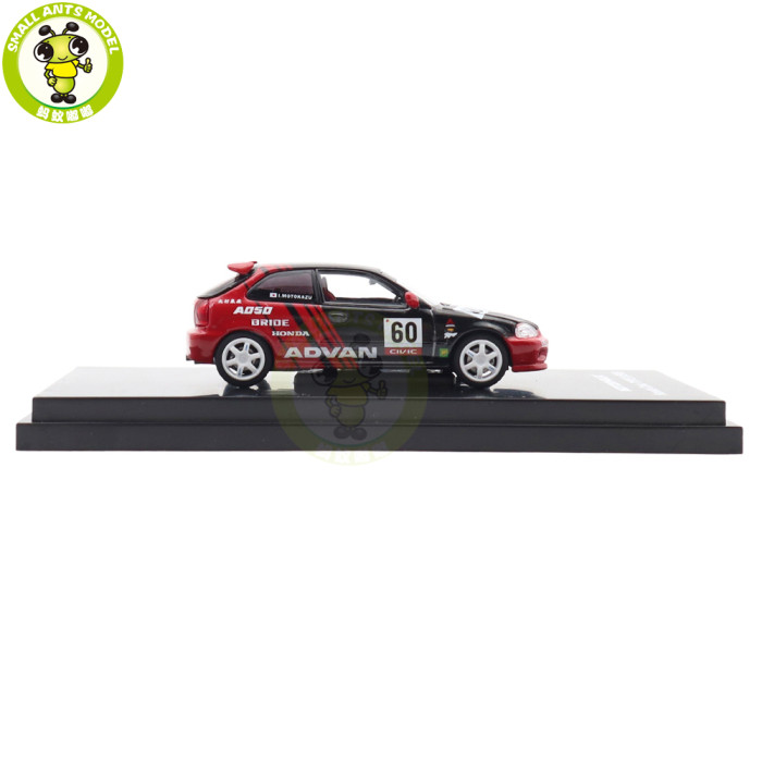 1/64 MOTORHELIX Honda Civic Type R EK9 Diecast Model Toy Car Gifts For Father Friends