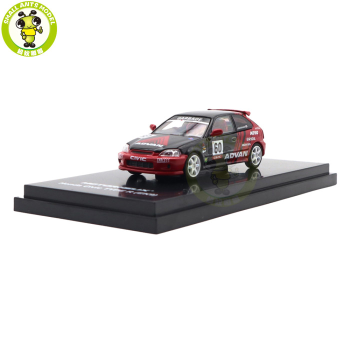 1/64 MOTORHELIX Honda Civic Type R EK9 Diecast Model Toy Car Gifts For Father Friends