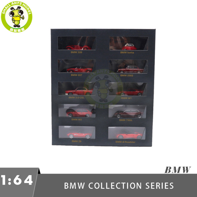 1/64 Almost Real BMW Model Cars Set Isetta 2002 M1 M3 750iL  328 507 3.0CSL Z8 i8 Roadster Diecast Model Toy Car